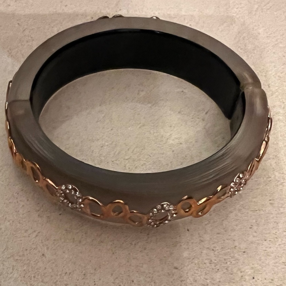 Alexis Bittar Elegant Gold and Silver Women's Bracelet
